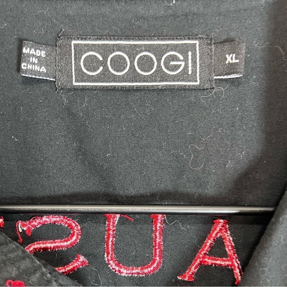 Coogi Short Sleeve Button Up Black Men XL Embroidered - Picture 8 of 8